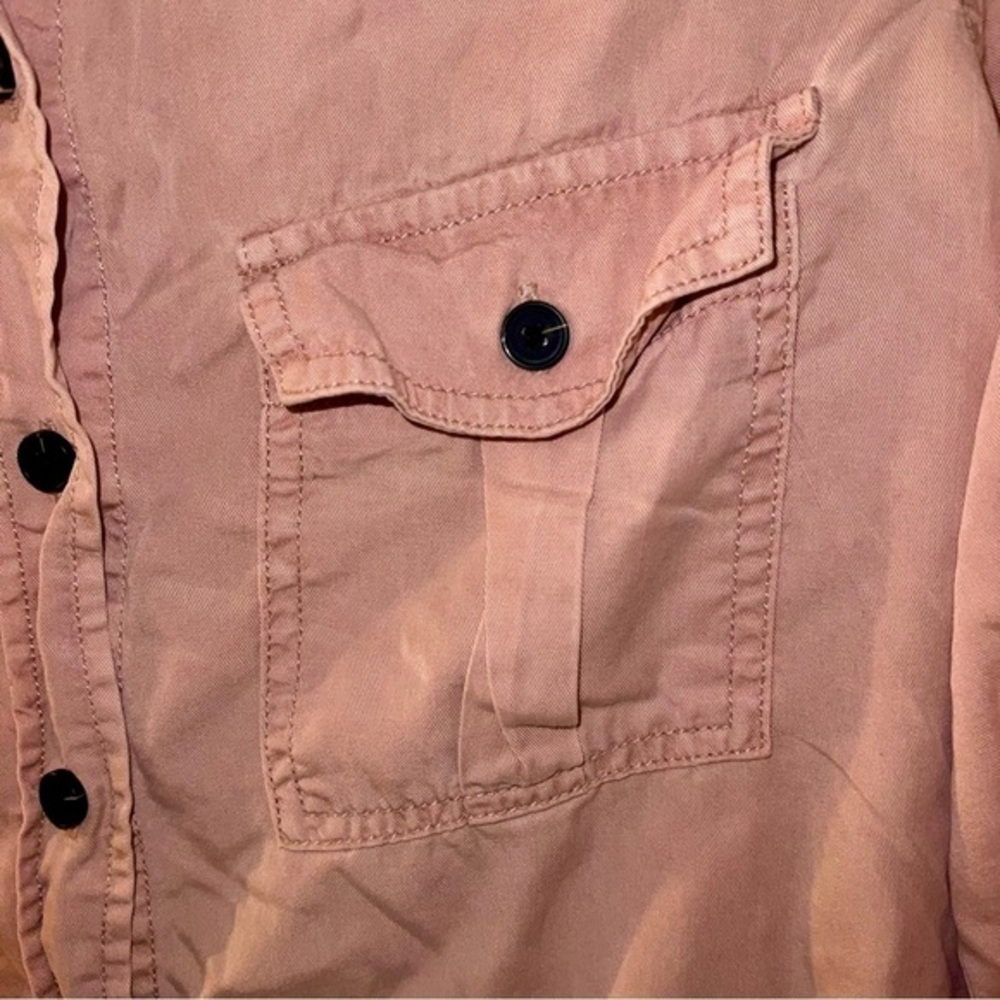 #060 🥀 KNOX ROSE Button Down Long Sleeve Blouse - Picture 6 of 6